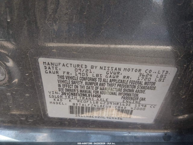 Nissan Versa Sv Xtronic Cvt