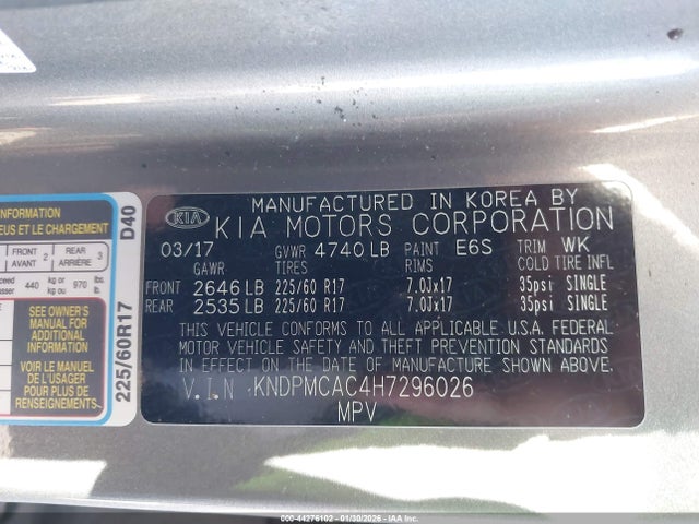 Kia Sportage Lx