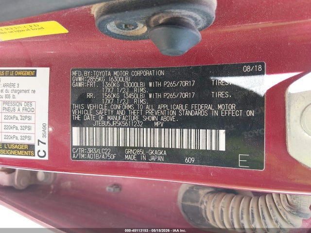 Toyota 4Runner Trd Off Road Premium