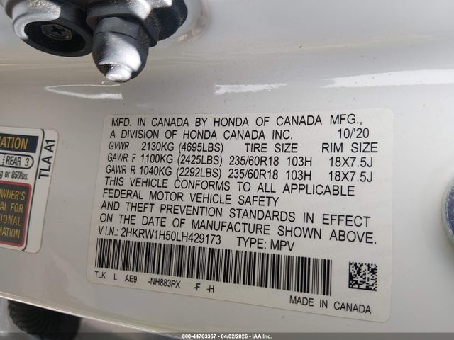 Honda CR-V 2wd Ex