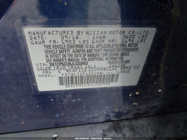 Nissan Kicks Sr