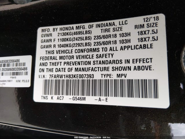 Honda CR-V Ex-l