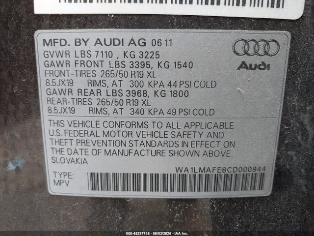 Audi Q7 3.0 Tdi Premium