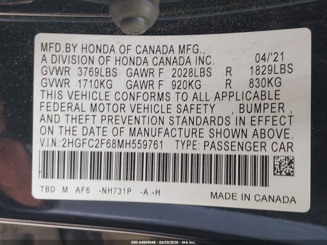 Honda Civic Lx