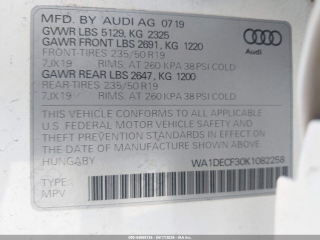 Audi Q3 2.0t S Line Premium