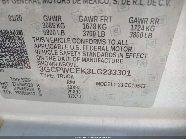 Chevrolet Silverado 1500 2wd  Short Bed Lt