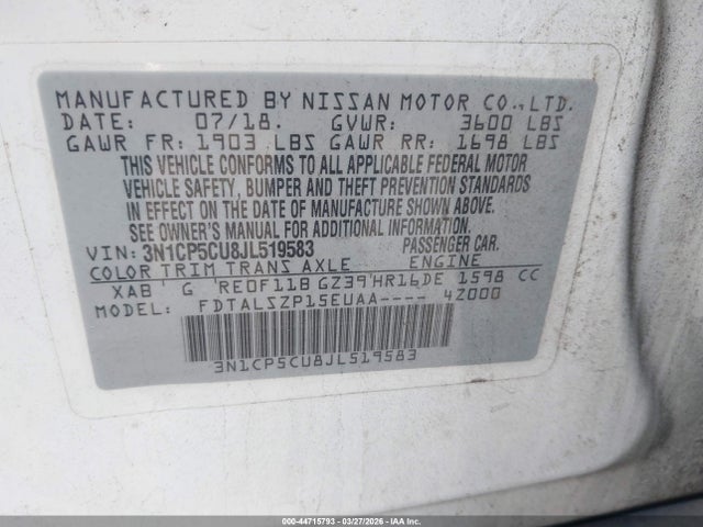 Nissan Kicks Sv