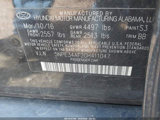 Hyundai SONATA Limited