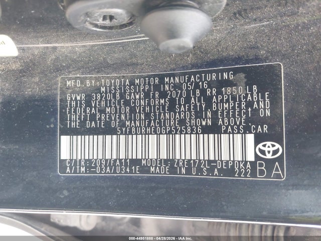 Toyota Corolla L
