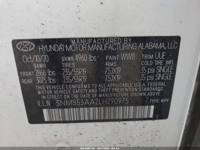 Hyundai SANTA FE Limited 2.0t