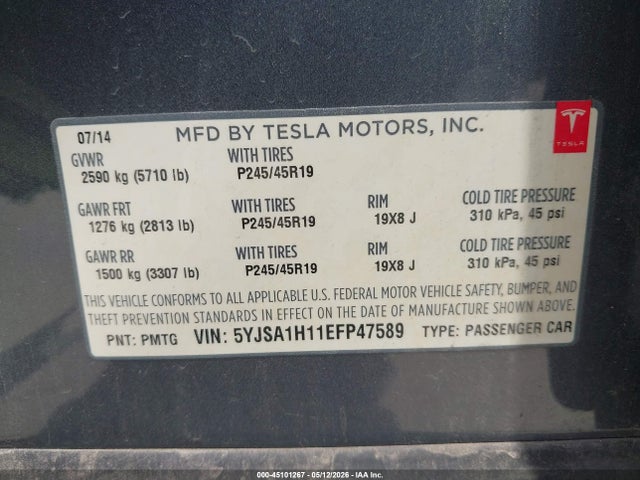 Tesla Model S P85