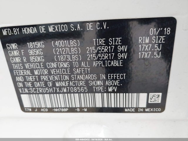 Honda HR-V Ex-l