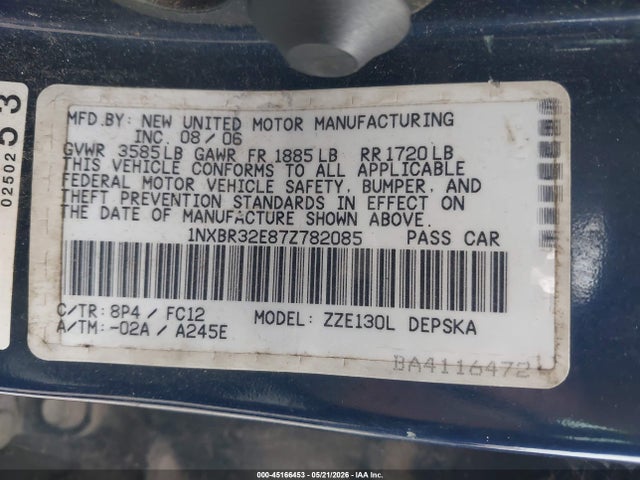 Toyota Corolla S