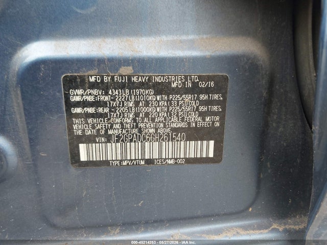 Subaru Crosstrek 2.0i Premium