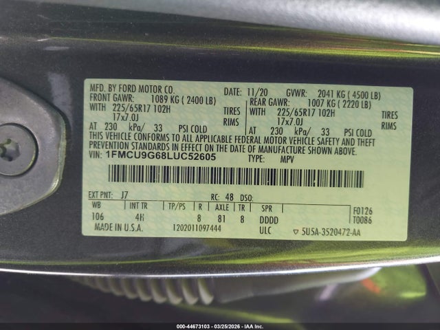 Ford Escape Se