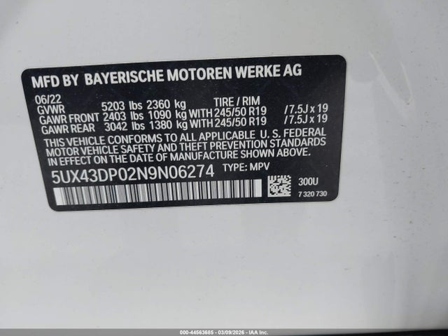 BMW X Series Sdrive30i