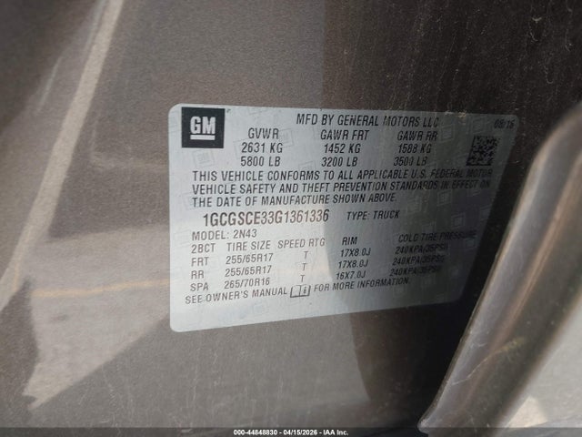 Chevrolet Colorado Lt