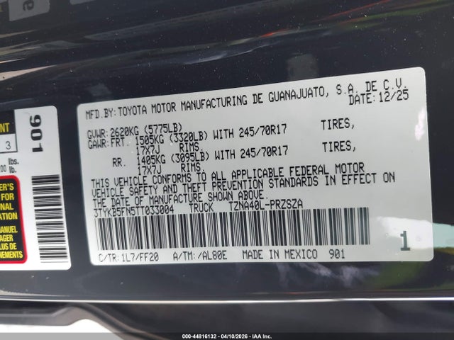Toyota Tacoma Sr5
