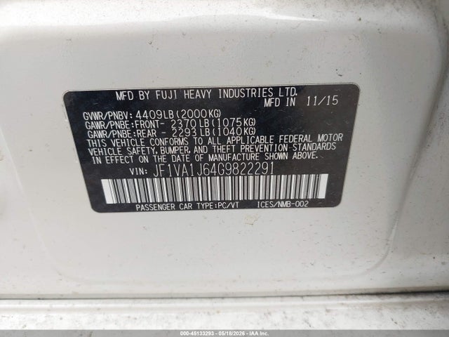 Subaru WRX Limited
