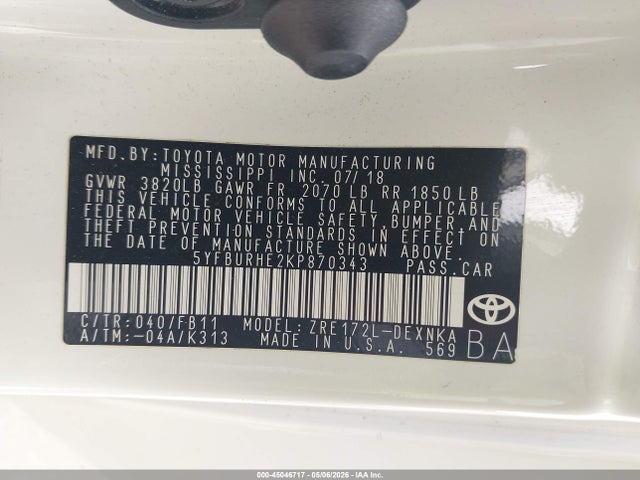 Toyota Corolla Le