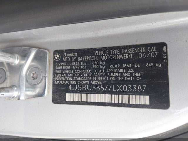BMW Z Series 3.0si