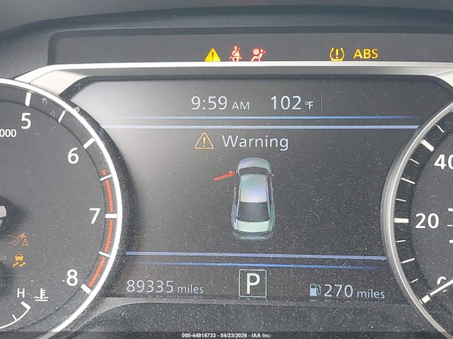Nissan Altima Sv Fwd