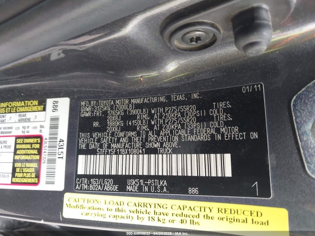 Toyota Tundra Limited 5.7l V8