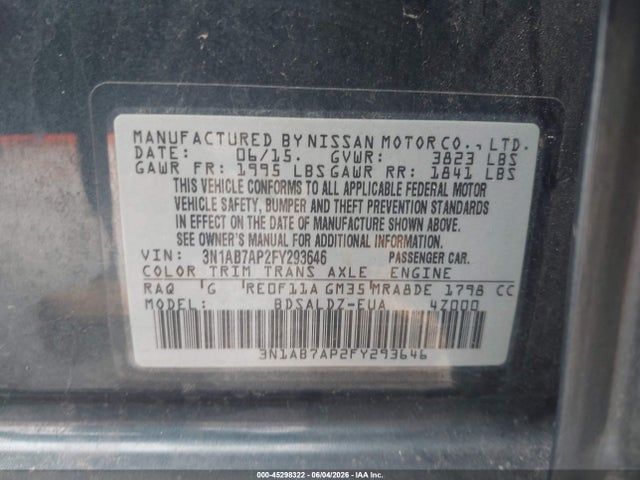 Nissan Sentra Sv