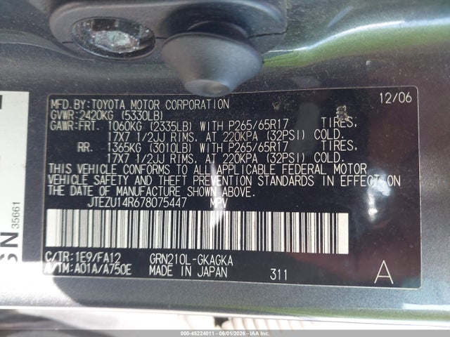 Toyota 4Runner Sr5 V6