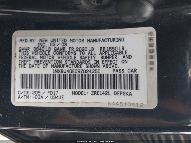Toyota Corolla S