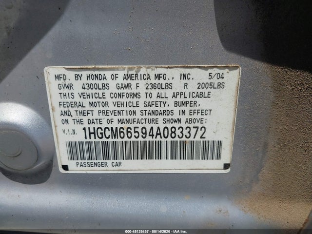Honda Accord 3.0 Ex