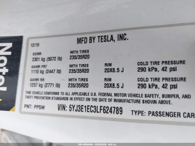 Tesla Model 3 Performance Dual Motor All-wheel Drive