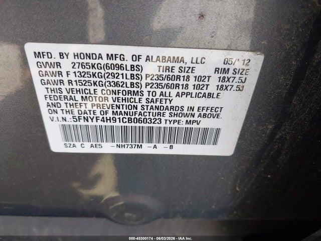 Honda Pilot Touring
