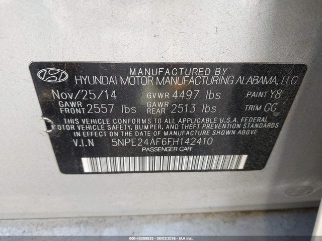 Hyundai SONATA Se