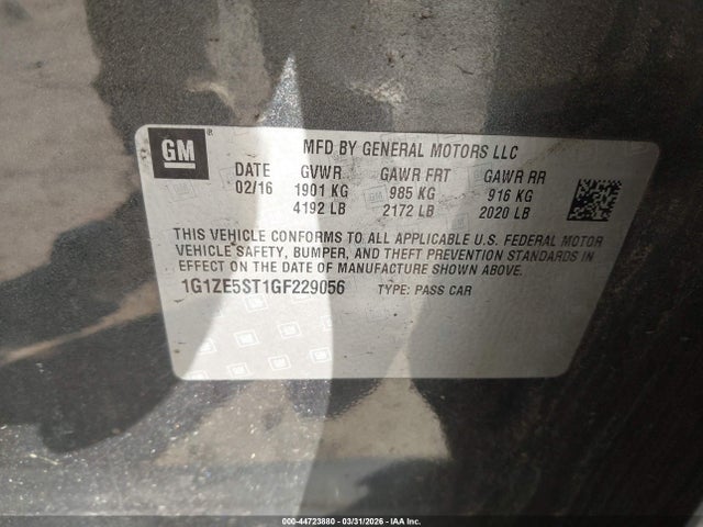 Chevrolet Malibu 1lt