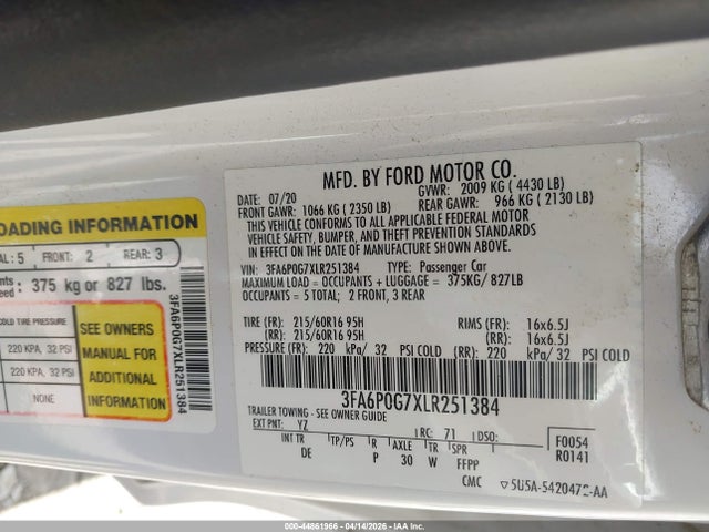 Ford Fusion S