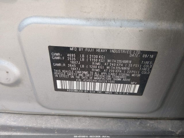 Subaru Outback 2.5i Limited