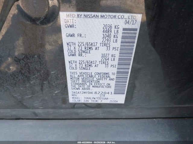 Nissan Rogue S