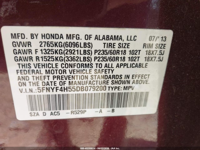 Honda Pilot Ex-l