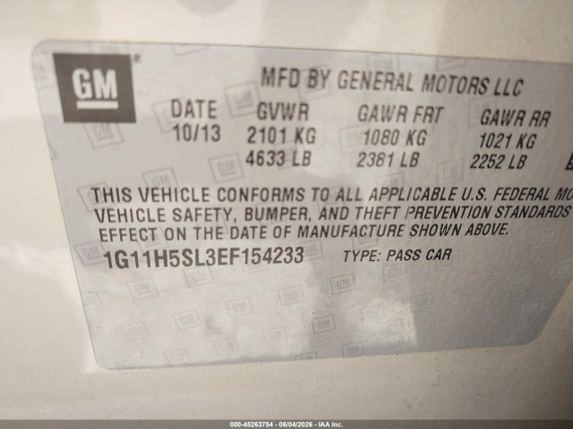 Chevrolet Malibu 1lz