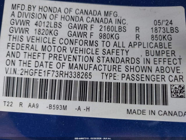 Honda Civic Ex