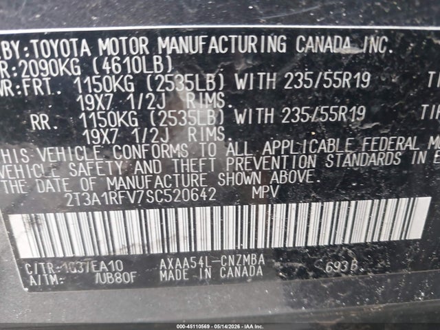 Toyota RAV4 Xle Premium