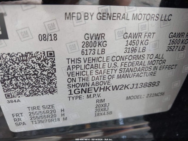 Chevrolet Traverse 3lt