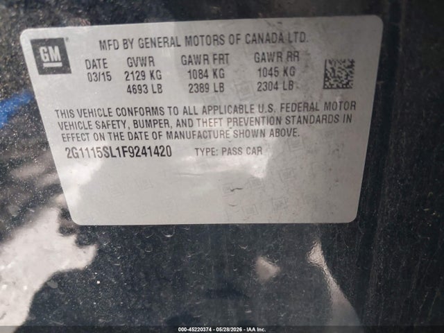 Chevrolet Impala 1lt