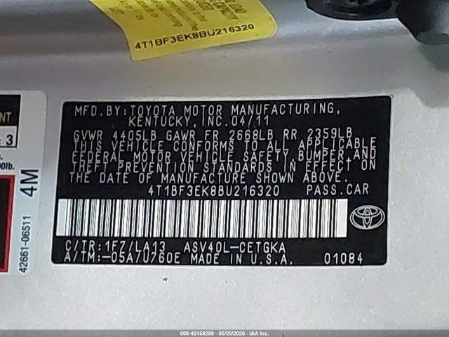 Toyota Camry Xle