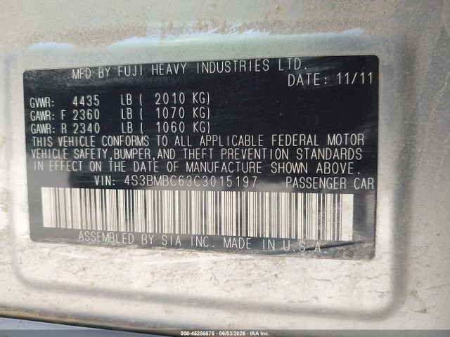 Subaru Legacy 2.5i Premium