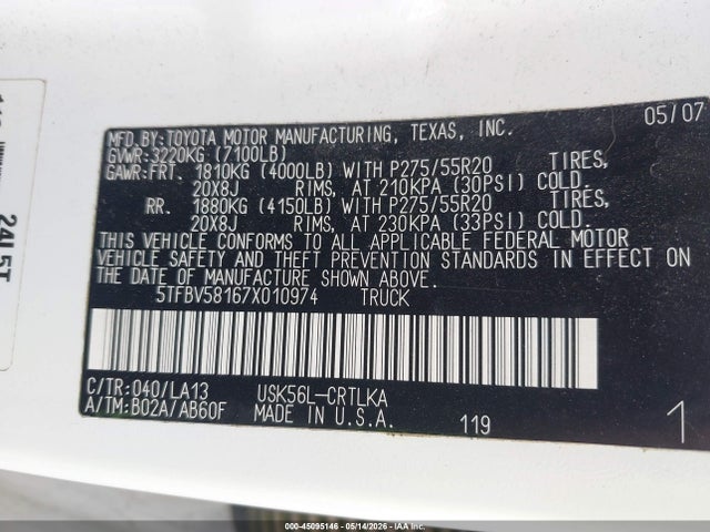 Toyota Tundra Limited 5.7l V8