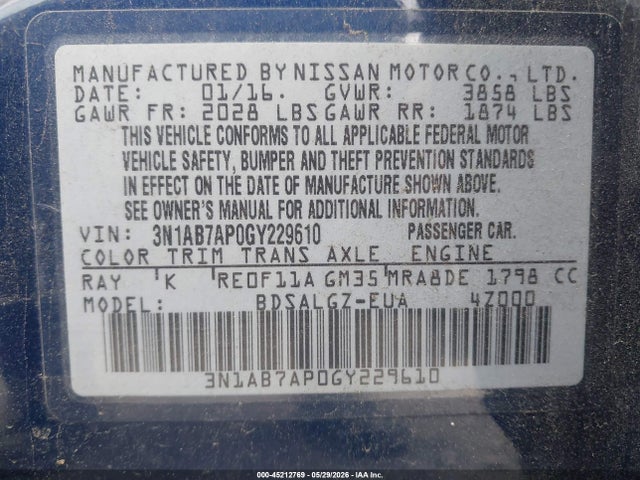 Nissan Sentra Sl