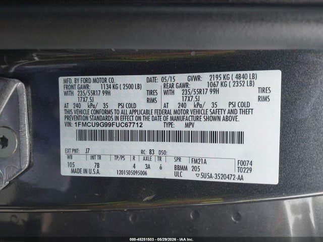 Ford Escape Se