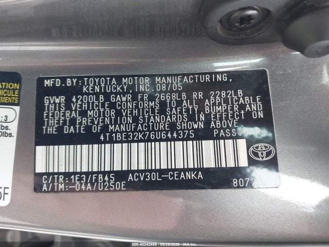 Toyota Camry Le